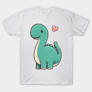 Diplo Dino for Children with heart T-Shirt